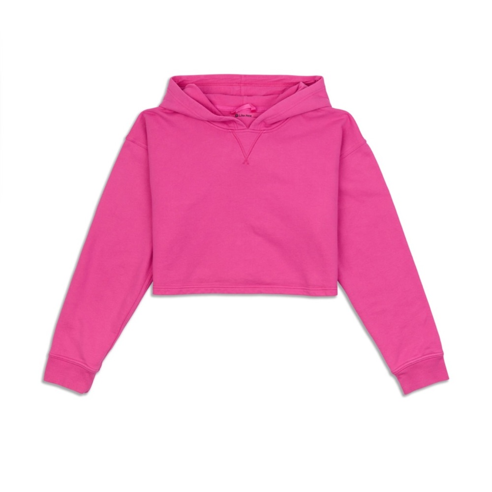 lululemon athletica Pink Cropped Hoodie